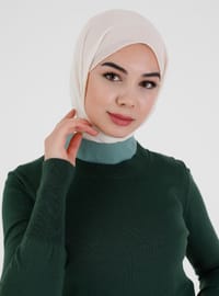 Pamuk Kumaşlı Yaka Çağla Tavin