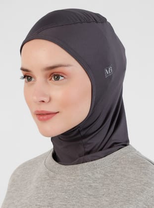 Sport Hijab Bone - Antrasit - Mayo Bella
