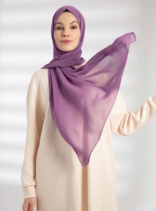 Şifon Şal - Lavanta - Pure Scarfs