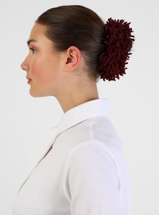 Topuz Tokası - Bordo - Zamir Bone