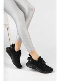 Siyah Unisex Triko Sneaker
