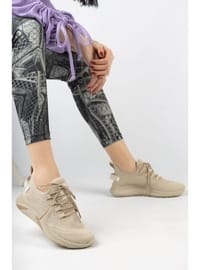 Unisex Triko Sneaker Nude