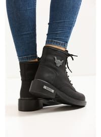 Unisex Bot Siyah