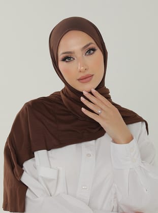 Luxury Penye Şal - Acı Kahve - Beyzak Store
