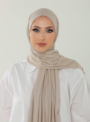 Luxury Penye Şal - Taş - Beyzak Store