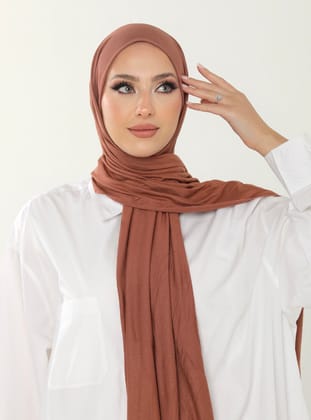 Luxury Penye Şal - Kızıl Pembe - Beyzak Store