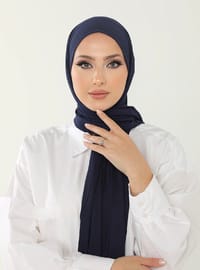 Penye Şal - Lacivert