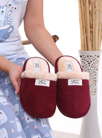 Kışlık Ev Terliği 200gr Bordo