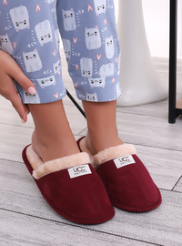Kışlık Ev Terliği 200gr Bordo