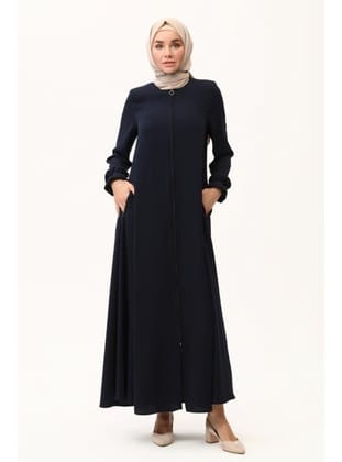 Mevlana Model Yazlık Kadın Ferace Lacivert