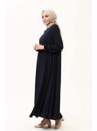 Mevlana Model Yazlık Kadın Ferace Lacivert