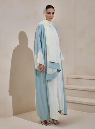 PEARL SAHRA ABAYA SET - Mint Yeşili - AL SHEIKHA