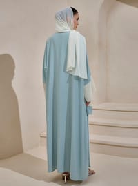 Abaya Takım Seti - Mint Yeşili