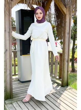 Ayrobin Elbise TSD220540 Bej