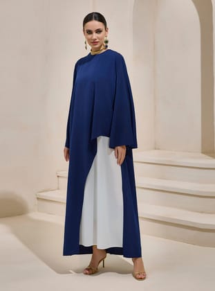 DOUBLE DRESS SET - Lacivert - AL SHEIKHA