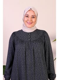 Kadın Uzun Büyük Beden Anne Elbise Yazlık Tesettür Giyim