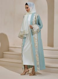 Maria Abaya Set Mint Yeşili