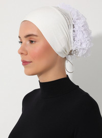 Fırfırlı Fit Bone Krem