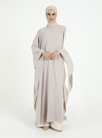 Taş Rengi Abaya