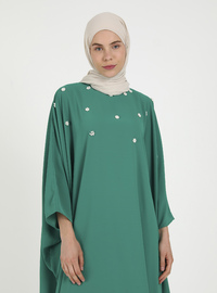 Zümrüt Yeşil Abaya