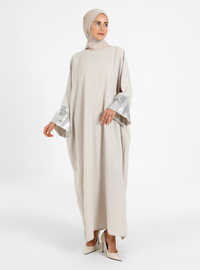 Taş Rengi Abaya