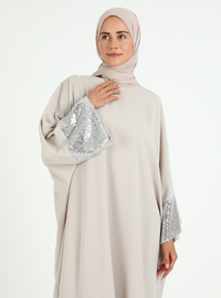 Taş Rengi Abaya