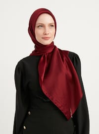 Krinkıl Eşarp 100x100 Bordo