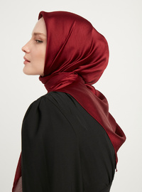 Krinkıl Eşarp 100x100 Bordo