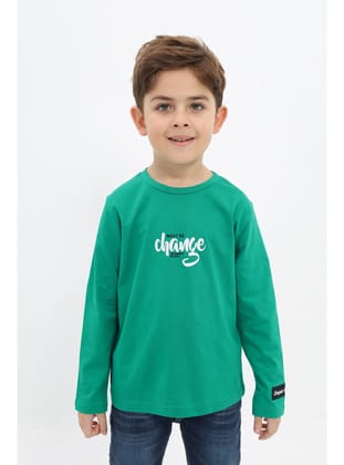 Toontoy Erkek Çocuk Baskılı Tişört