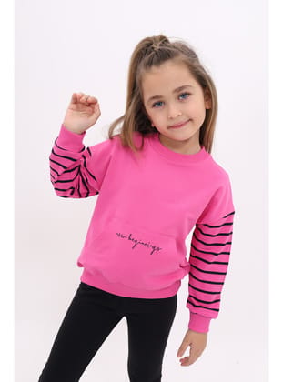 Toontoy Kız Çocuk Baskılı Sweatshirt