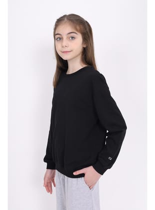 Toontoy Kız Çocuk Baskılı Sweatshirt