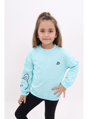 Toontoy Kız Çocuk Nakışlı Sweatshirt