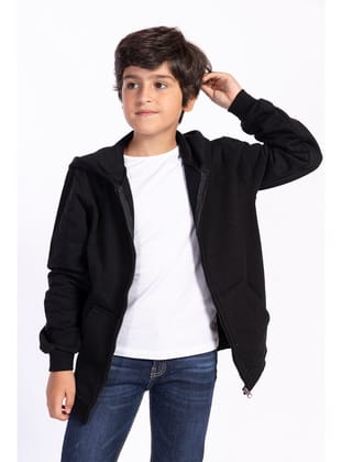 Toontoy Kız Ve Erkek Çocuk Kanguru Cepli Hırka