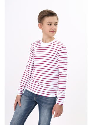 Toontoy Unisex Çocuk Çizgili Tişört