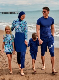 Çocuk Desenli Renkli Kimono