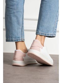 Beyaz Pudra Kadın Sneaker AIR22