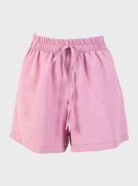 Yumuşak Tuşeli Pijama Takımı - Pembe - Refka