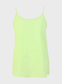 Yumuşak Tuşeli Pijama Takım - Lime - Refka
