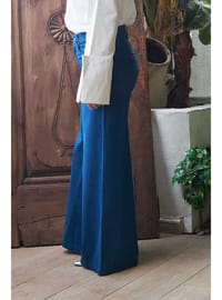 Denim Pantolon Etek Lacivert