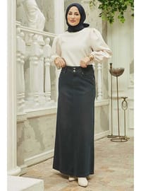 İndigo Denim Etek 2058