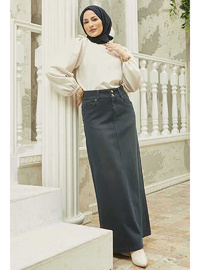 İndigo Denim Etek 2058