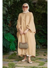 Yarasa Kol Tunik Bej