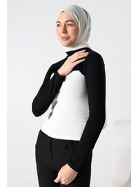Balıkçı Yaka Kolluk Siyah