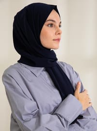 Medine İpeği Şal Lacivert