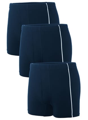 3 lü Erkek Bambu Likralı Esnek Boxer Seti 413