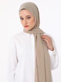 Şifon Şal - Soft Bej
