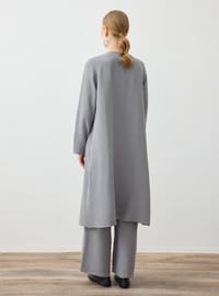 Aerobin Basic Tunik Pantolon Takım Gri