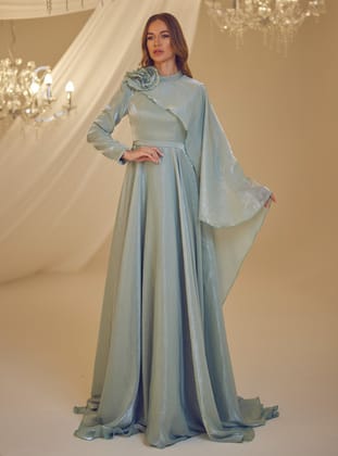 DURU ABİYE - Mint Yeşili- Burak Baran Fashion