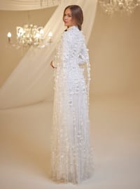Afife Nikah Abiye Elbise Beyaz
