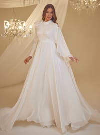 Nikah Abiye Elbise - Zarif Beyaz
